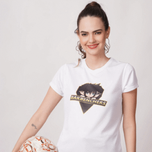 Bakbenchers Kids Printed Women White Tshirt