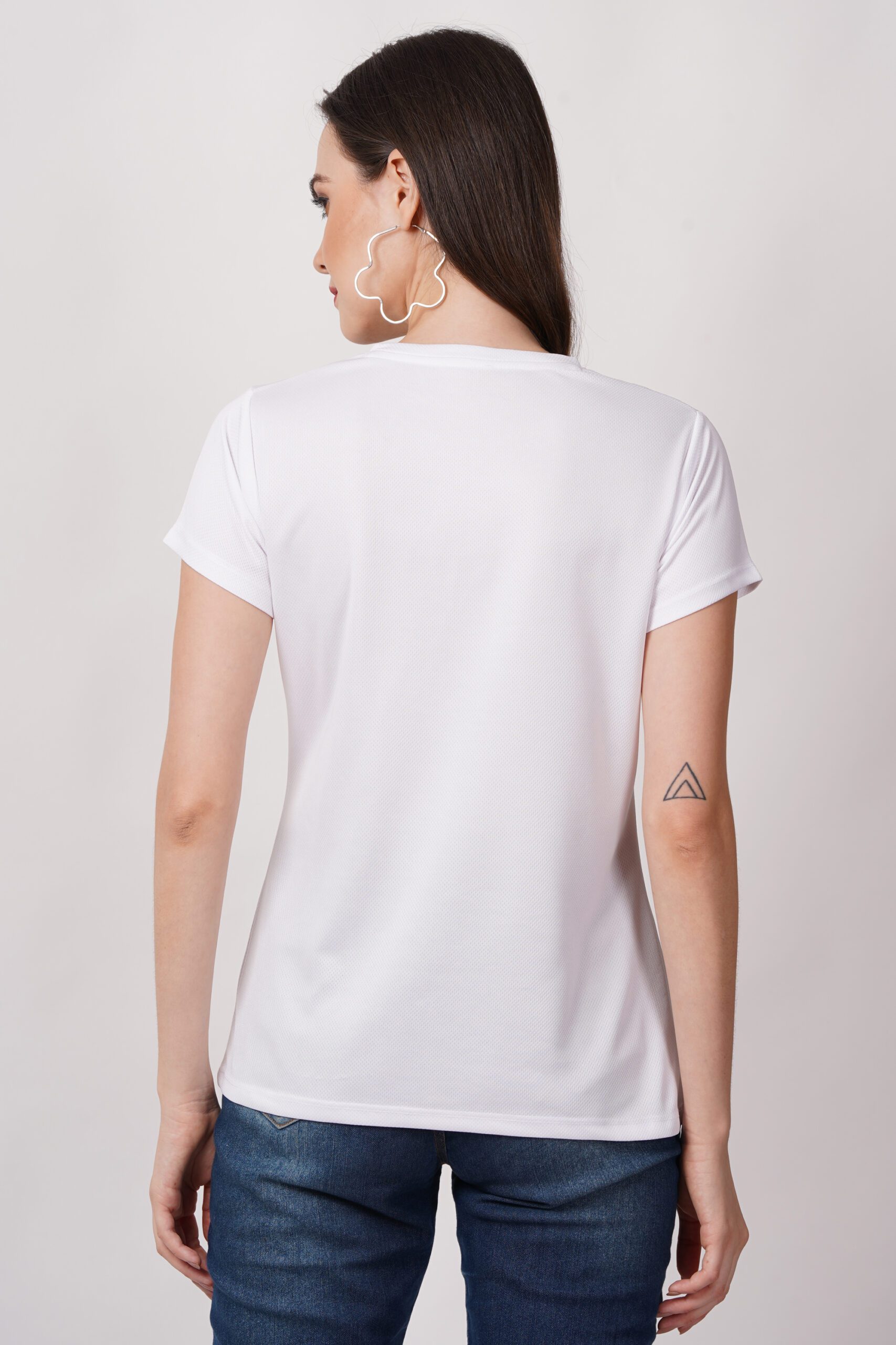 Bakbenchers Printed Women White Tshirt - Image 6