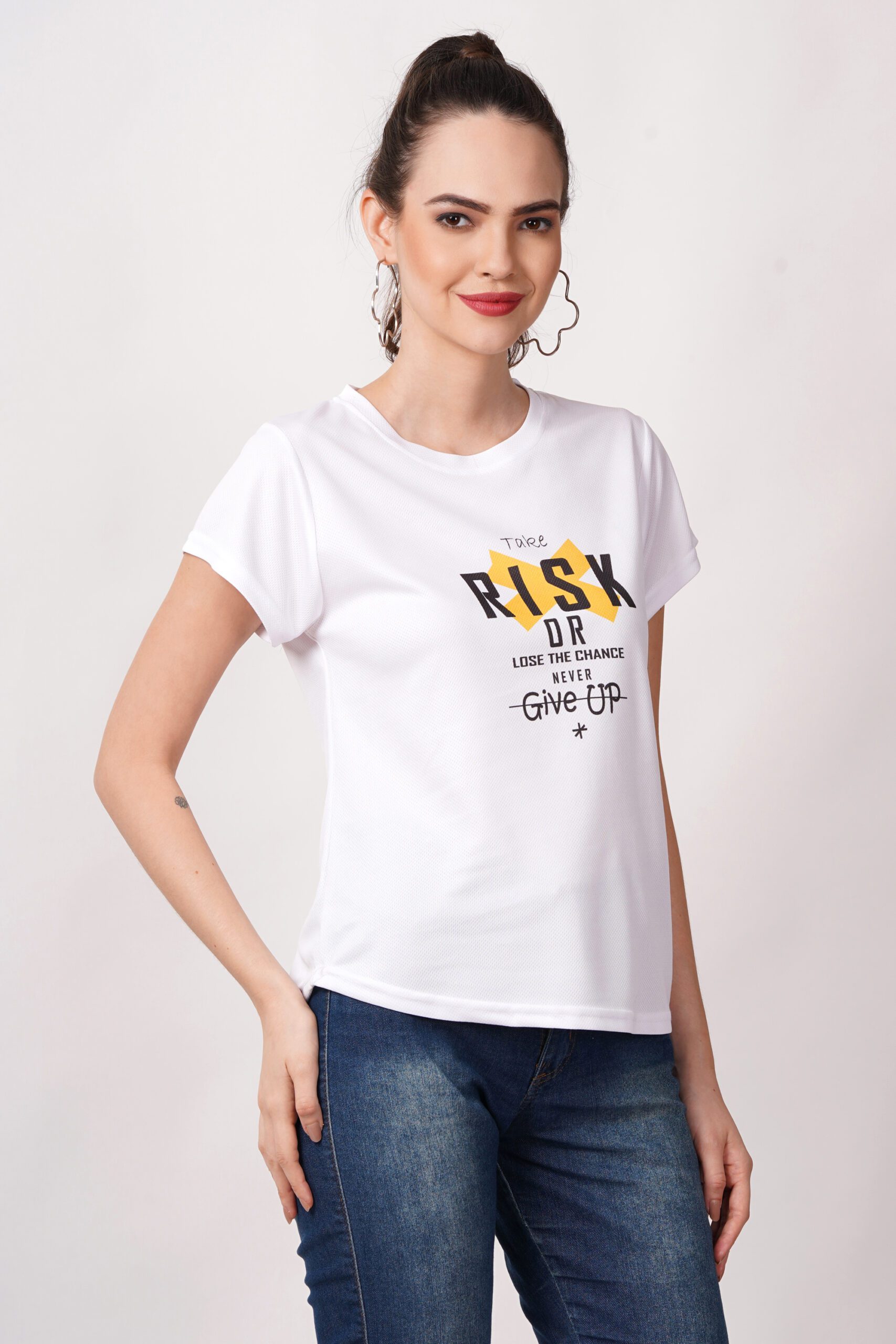 Bakbenchers Combo Quotes Printed Women White Tshirts - Image 9