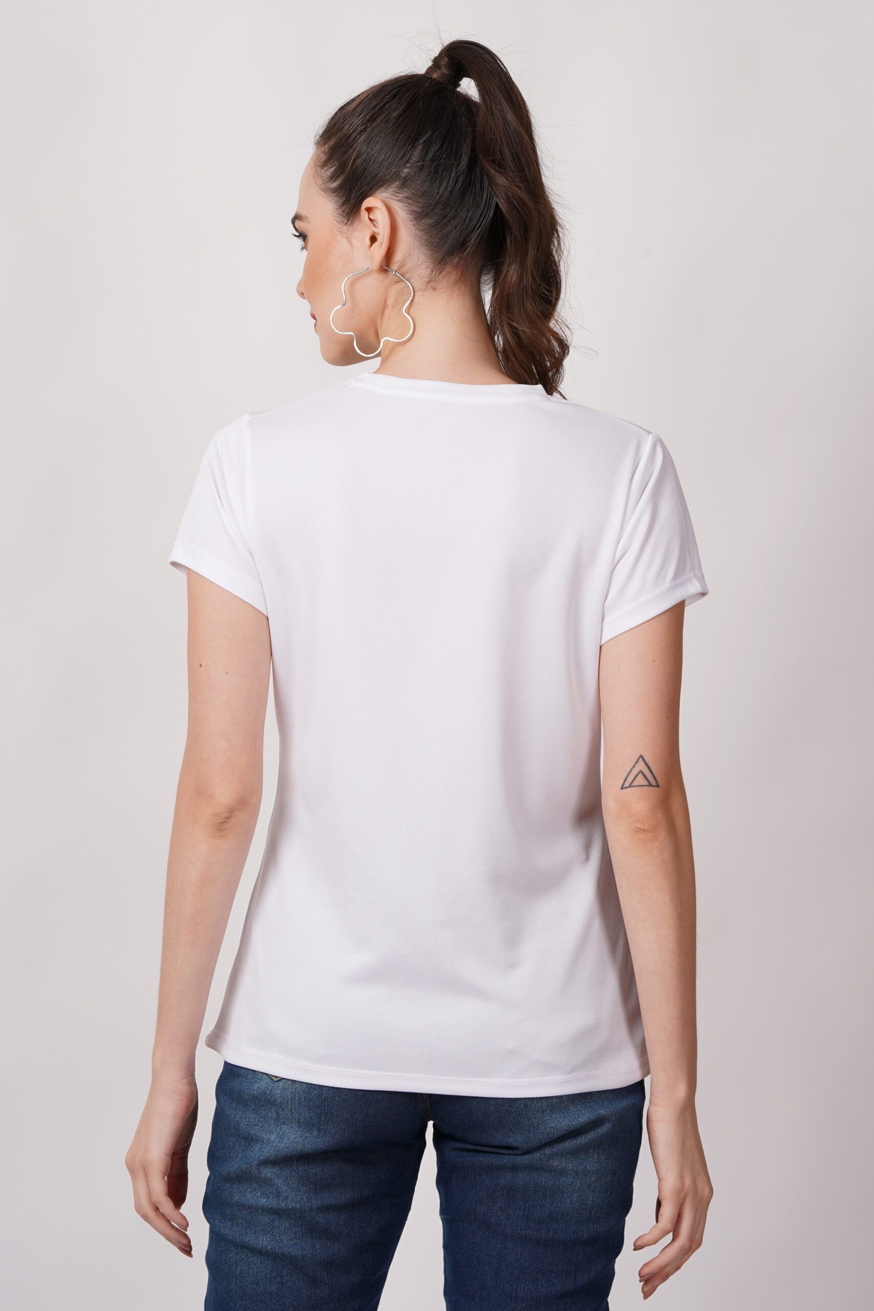 Women Graphic Printed White Tshirt - Image 7