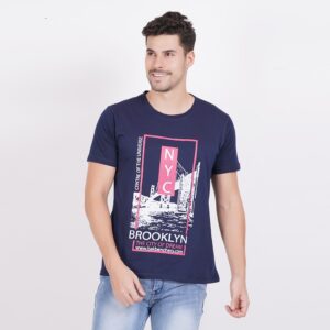 Men NY Bridge Graphic Printed Tshirt